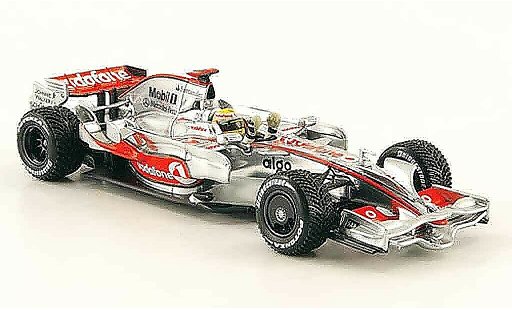 Mercedes F1 2008 1/43 Minichamps McLaren MP 4 23 No.22 Vodafone Weltmeister coche miniatura