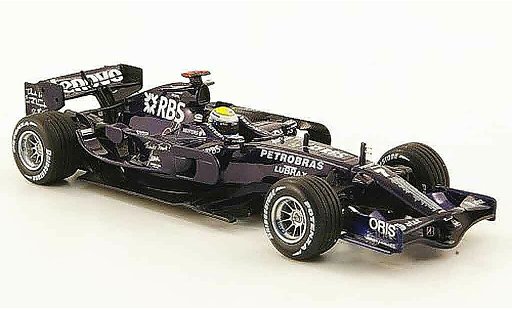Toyota F1 Williams 1/43 Minichamps fw 30 no.7 test barcelona 2008 coche miniatura