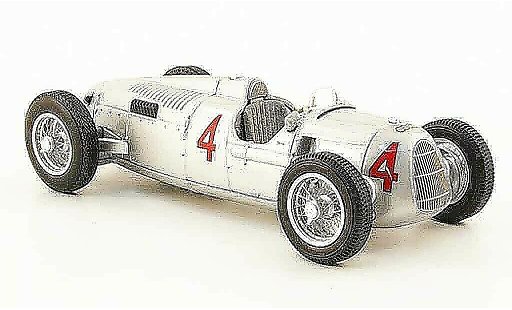 Auto Union Typ C course 1/43 Minichamps No.4 B.Rosemeyer GP Alemania 1936 coche miniatura