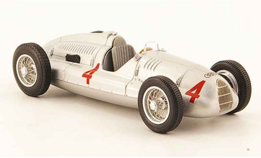 Auto Union Typ D course 1/43 Minichamps No.4 ganador GP Britannien 1938 coche miniatura