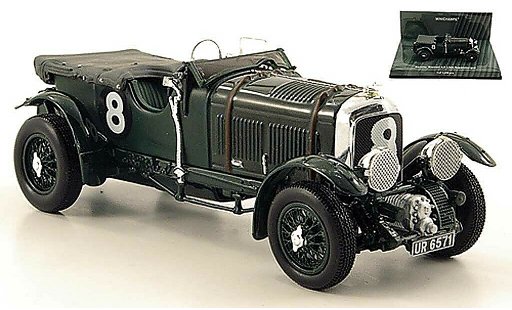 Bentley 4.5 course 1/43 Minichamps Blower Litre Supercharged No.8 24h Le Mans 1 coche miniatura