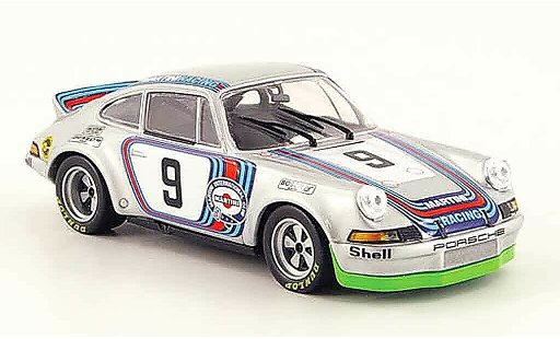 Porsche 911 RSR 1/43 Minichamps 3.0 No.9 Martini 6h Vallelunga 1973 coche miniatura