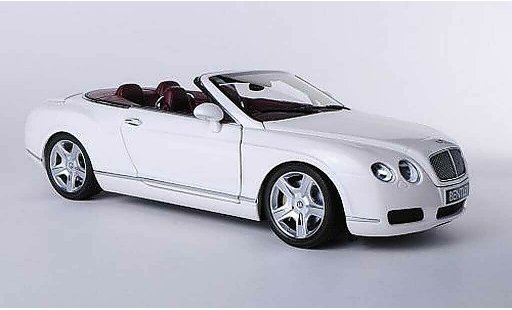 Bentley Continental GTC 1/18 Minichamps blanco 2006 coche miniatura