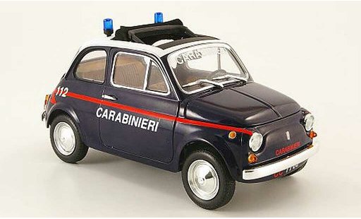 Fiat 500 L 1/18 Minichamps carabinieri polic&Atilde;&shy;a 1965 coche miniatura