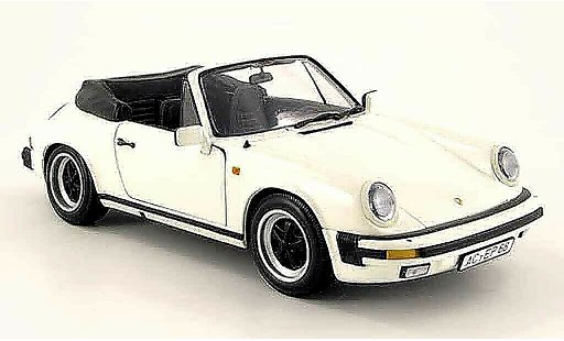 Porsche 911 Speedster 1/18 Minichamps carrera blanco 1983 coche miniatura
