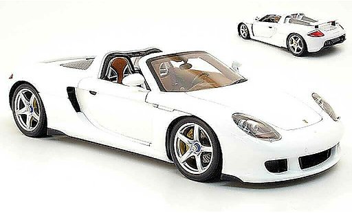 Porsche Carrera GT Base 1/18 Minichamps blanco 2003 coche miniatura
