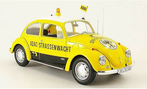 Volkswagen Kafer Base 1/18 Minichamps 1300 amarillo adac 1969 coche miniatura