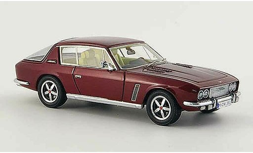 Jensen SIII Base 1/43 Neo Interceptor rojo 1975 coche miniatura