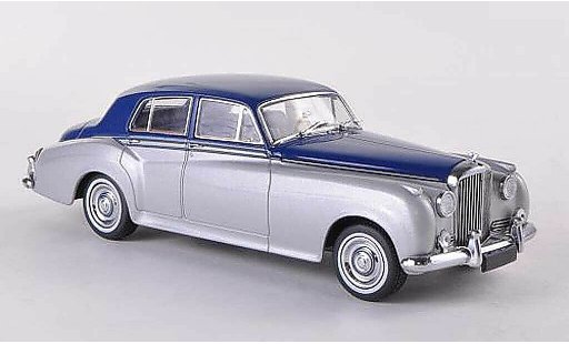 Bentley Continental berline 1/43 Minichamps S2 Standard Saloon grisgris/azul RHD 1960 coche miniatura