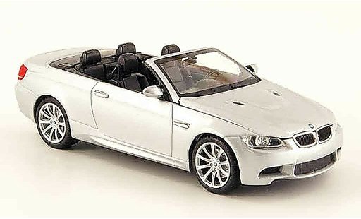 Bmw M3 Cabriolet 1/43 Minichamps E93 Descapotable gris metallisee 2008 coche miniatura