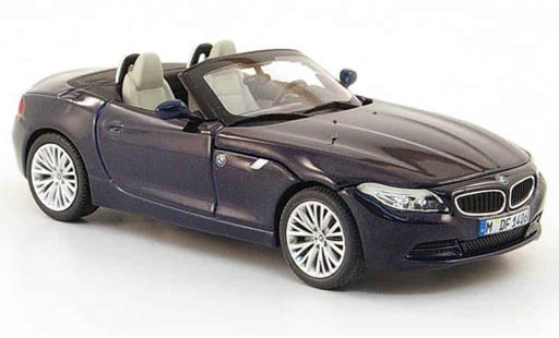 Bmw Z4 roadster 1/43 Minichamps E89 azul 2009 coche miniatura
