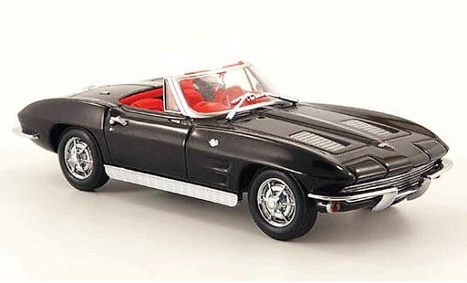 Chevrolet Corvette Convertible 1/43 Minichamps C2 /cabriolet negro 1963 coche miniatura