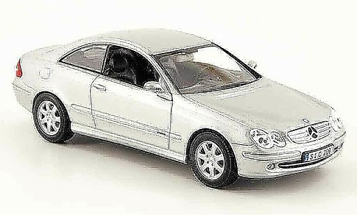 Mercedes Classe CL Base 1/43 Minichamps K Klasse (C209) gris metallisee 2001 coche miniatura