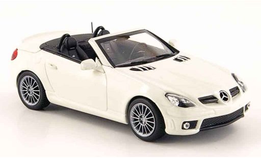 Mercedes Classe SLK AMG 1/43 Minichamps 55 (R171) blanco 2008 coche miniatura