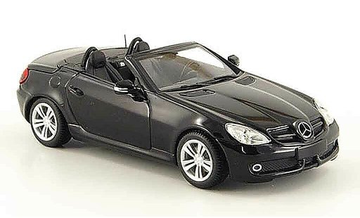 Mercedes Classe SLK Base 1/43 Minichamps (R171) negro 2008 coche miniatura