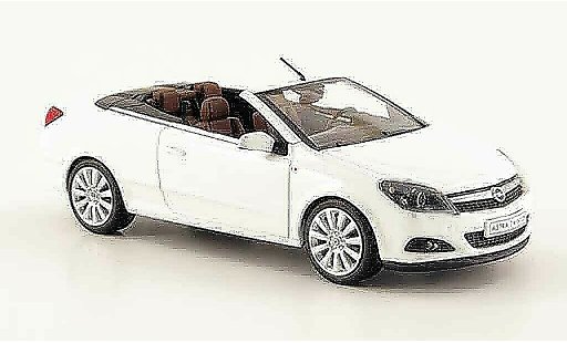 Opel Astra Twin Top 1/43 Minichamps cabriolet blanco 2006 coche miniatura