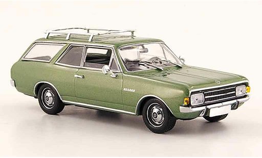Opel Rekord C 1/43 Minichamps caravan verde 1966 coche miniatura
