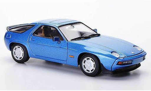 Porsche 928 1979 1/43 Minichamps S azul coche miniatura