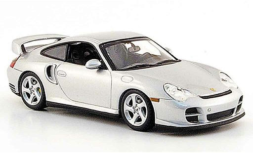 Porsche 911 GT2 1/43 Minichamps gris metallisee 2000 coche miniatura