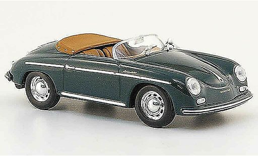 Porsche 356 1956 1/43 Minichamps A Speedster verde coche miniatura