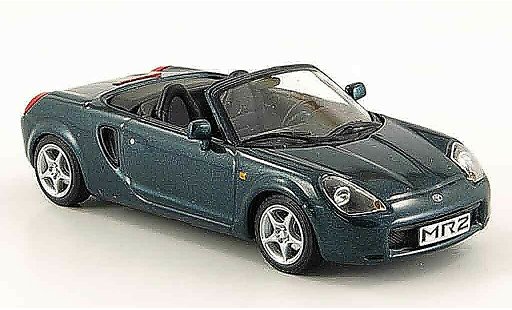 Toyota MR2 ZZW30 1/43 Minichamps 2 cabriolet verde 2000 coche miniatura