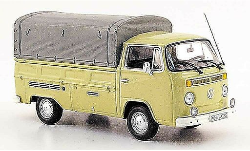 Volkswagen Combi Base 1/43 Minichamps t 2 plataforma beige 1972 coche miniatura