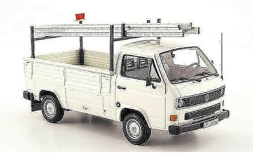 Volkswagen Combi Base 1/43 Minichamps t3 plataforma blanco avec leitern 1983 coche miniatura