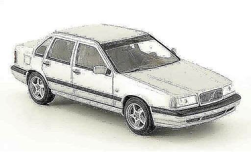 Volvo 850 Base 1/43 Minichamps gris 1994 coche miniatura