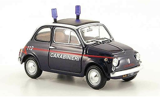 Fiat 500 C 1/43 Minichamps Carabinieri italienische police 1965 coche miniatura