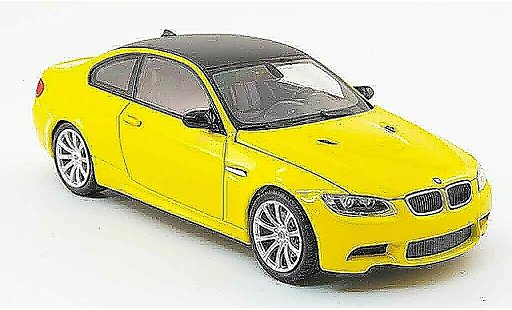 Bmw M3 coupe 1/43 Minichamps E92 amarillo Linea Giallo 2008 coche miniatura