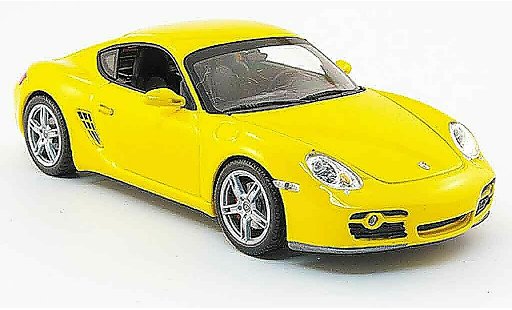 Porsche 718 S 1/43 Minichamps (987) amarillo Linea Giallo 2008 coche miniatura