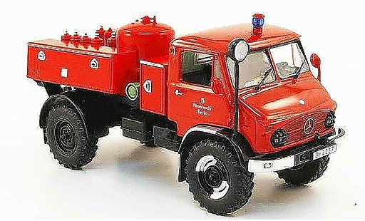 Mercedes Unimog 401-404 1/43 Minichamps 404 TroLF 750 pompier Berlin 1960 coche miniatura