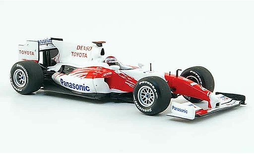 Toyota F1 Showcar 1/43 Minichamps panasonic j.trulli 2009 coche miniatura