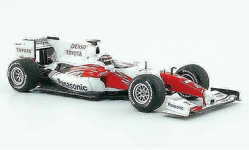 Toyota F1 Showcar 1/43 Minichamps f 1 panasonic t.glock 2009 coche miniatura