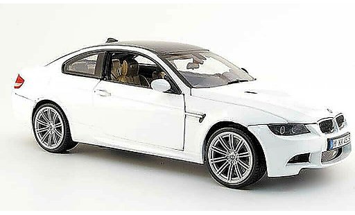 Bmw M3 Coupe 1/18 Mondo Motors E92 blanco 2008 coche miniatura