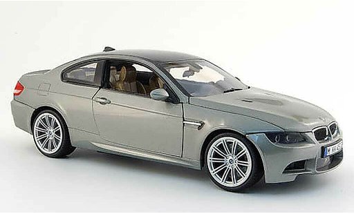 Bmw M3 Coupe 1/18 Mondo Motors E92 gris 2008 coche miniatura