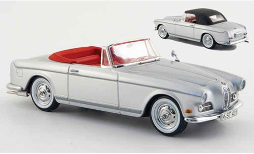 Bmw 503 cabriolet 1/43 Schuco gris metallisee inklusive Softtop 1956 coche miniatura