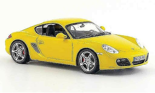 Porsche 718 S 1/43 Schuco amarillo 2008 coche miniatura
