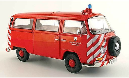 Volkswagen Combi Base 1/18 Schuco pompier coche miniatura