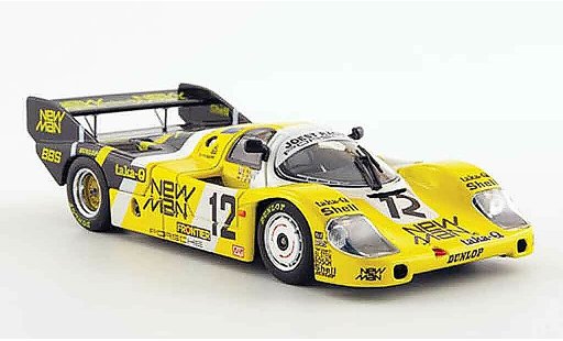 Porsche 956 1983 1/43 Ebbro No.12 Newman WEC Japan coche miniatura