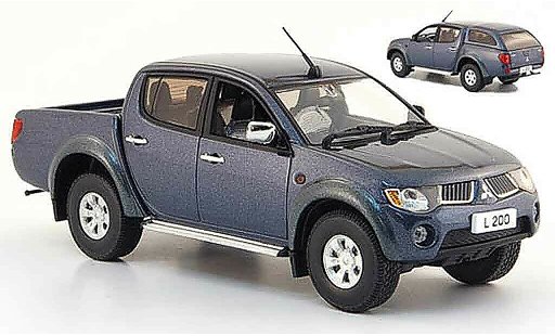 Mitsubishi L200 Base 1/43 Vitesse gris avec abnehmbarem Sports Hard Top coche miniatura