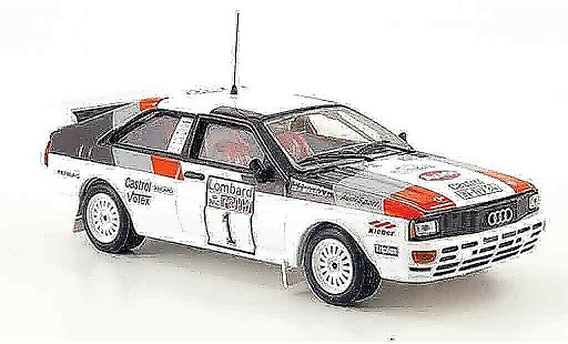 Audi Quattro rallye 1/43 Vitesse No.1 Mikkola Hertz Rally England 1982 coche miniatura