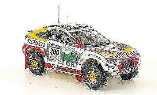 Mitsubishi Lancer Evolution X 1/43 Vitesse Racing No.300 Rally Dakar 2009 coche miniatura