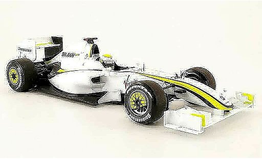 Mercedes F1 2009 1/18 Minichamps brawn gp bgp 001 no.22 virgin j. button f1 coche miniatura