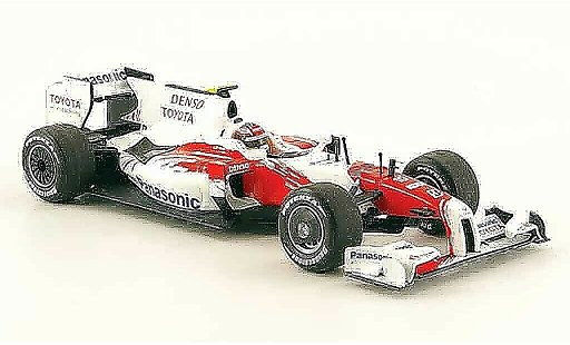 Toyota F1 TF109 1/43 Minichamps tf 109 no.10 panasonic t.glock gp australien 2009 coche miniatura