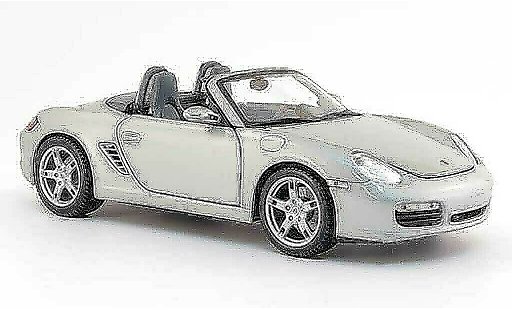 Porsche Boxster Base 1/18 Maisto gris con licht y sound coche miniatura