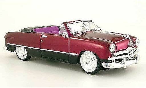 Ford 1949 Cabriolet 1/18 Maisto lila/negro coche miniatura