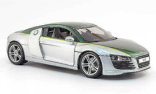 Audi R8 4.2 fsi 1/18 Maisto . gris/verde need for speed coche miniatura