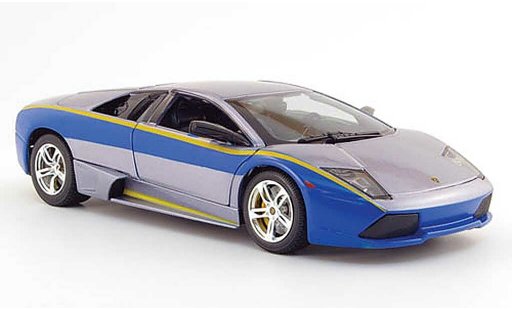 Lamborghini Murcielago LP640 1/18 Maisto gris/azul need for speed coche miniatura