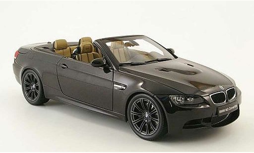 Bmw M3 Cabriolet 1/18 Welly E93 negro coche miniatura